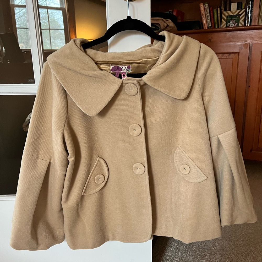 Vintage Tan Wool Coat